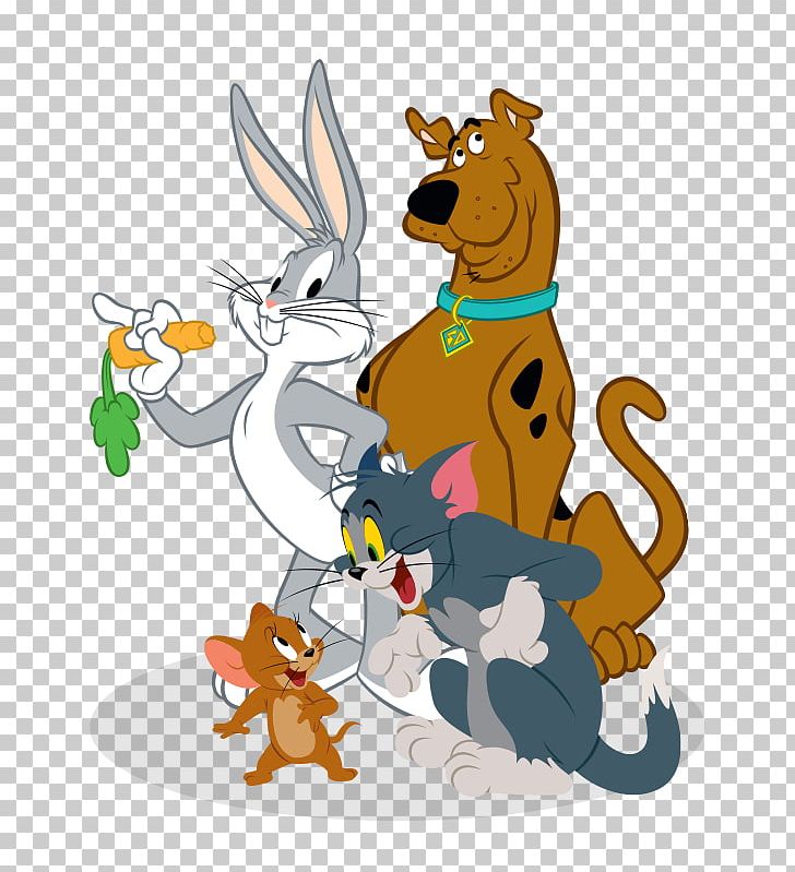 Bugs Bunny Scooby-Doo Kids' WB Cartoon Tom And Jerry PNG, Clipart, Art, Baby Looney Tunes, Carnivoran, Dog Like Mammal, Fauna Free PNG Download
