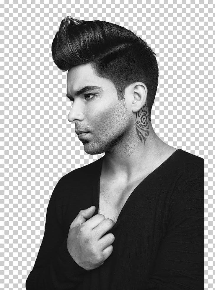 Quiff Pompadour Hairstyle Hair Coloring PNG, Clipart, Arm, Black And White, Black Hair, Chin, Ear Free PNG Download