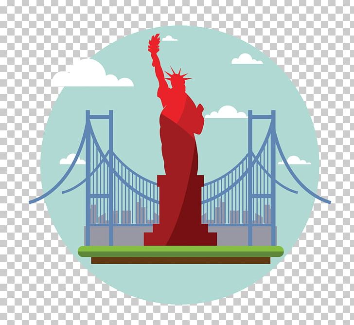 Statue Of Liberty Manhattan Jigsaw Puzzle PNG, Clipart, Art, Blue, Cartoon, City, Clip Art Free PNG Download