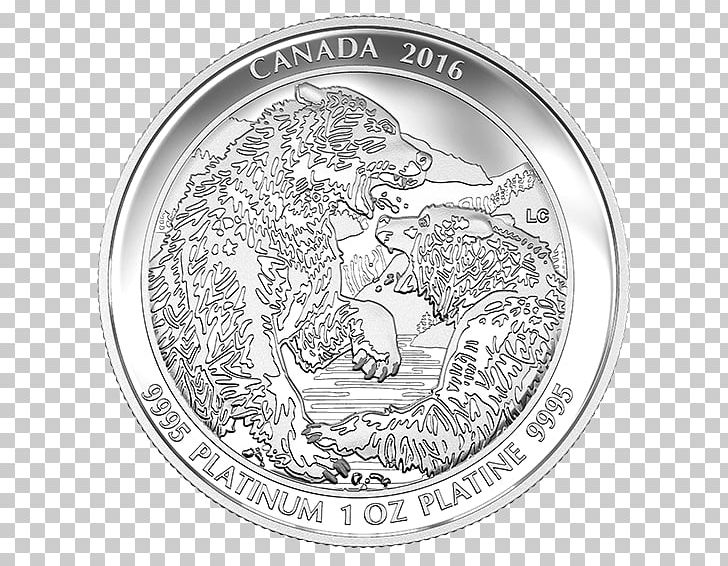 Platinum Coin Bear Canadian Gold Maple Leaf Canada PNG, Clipart, Alaska Peninsula Brown Bear, Bear, Black And White, Canada, Canadian Gold Maple Leaf Free PNG Download