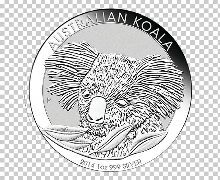 Perth Mint Koala Bullion Coin Australian Silver Kookaburra Silver Coin PNG, Clipart, Australian Silver Kookaburra, Beaver, Black And White, Britannia, Bullion Free PNG Download