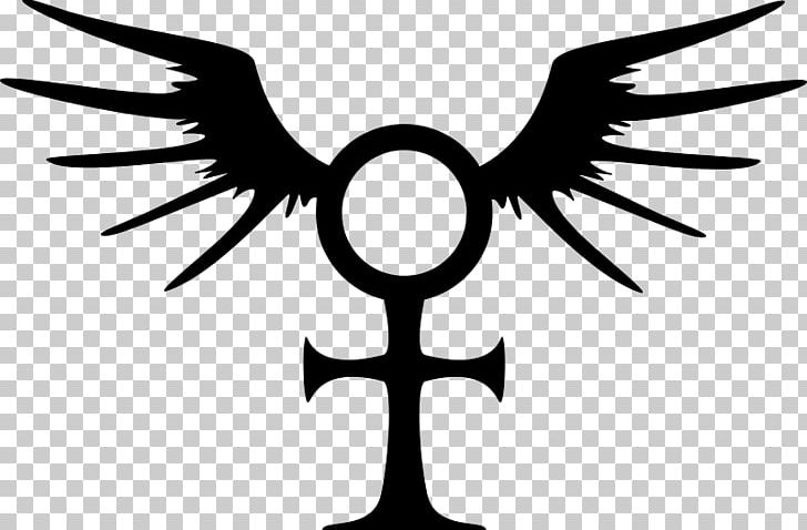 Symbol Ankh PNG, Clipart, Ankh, Artwork, Beak, Bird, Black And White Free PNG Download