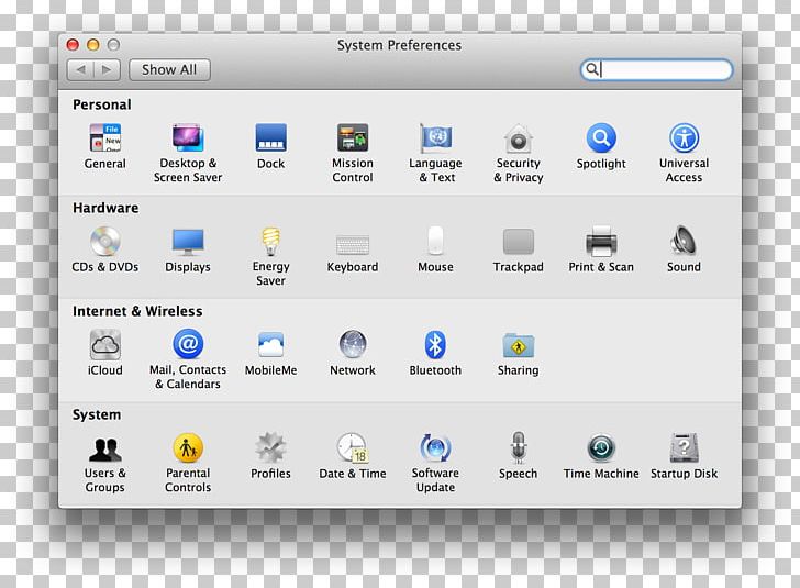 Mac OS X Lion MacOS OS X Mountain Lion System Preferences PNG, Clipart, Apple, Brand, Computer, Computer Icon, Computer Network Free PNG Download