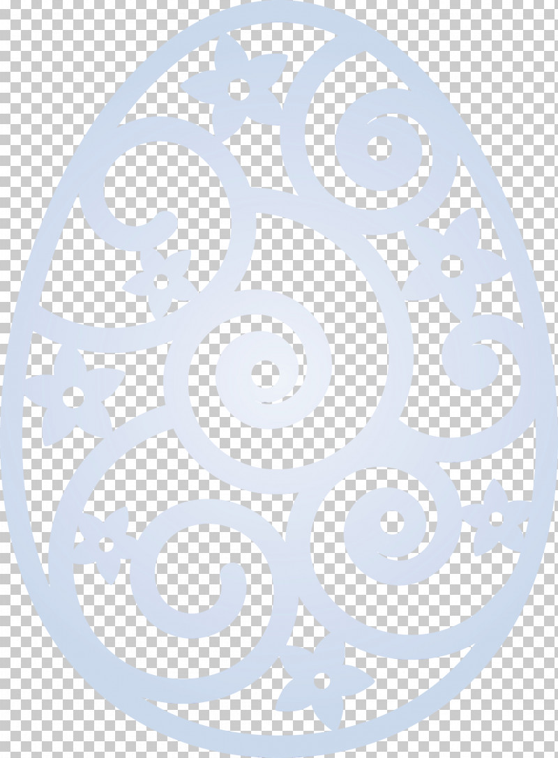 White Pattern Ornament Circle Oval PNG, Clipart, Circle, Easter Day, Easter Floral Egg, Ornament, Oval Free PNG Download