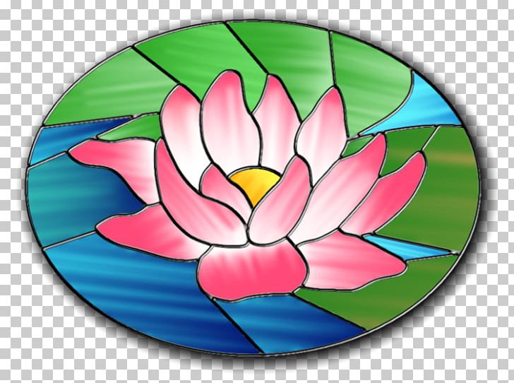 Stained Glass Window Water Lilies Suncatcher PNG, Clipart, Art, Circle, Flower, Flowering Plant, Furniture Free PNG Download