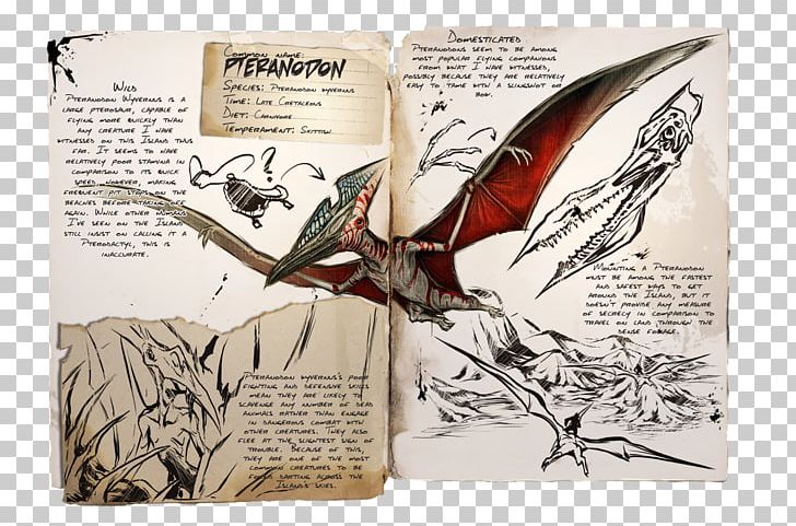 Pteranodon ARK: Survival Evolved Late Cretaceous Pterosaurs Spinosaurus PNG, Clipart, Ark Survival, Book, Comics, Cretaceous, Dilophosaurus Free PNG Download