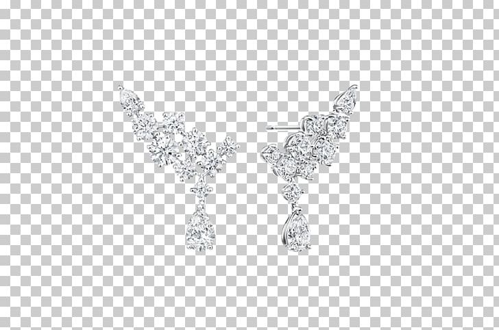 Earring Jewellery Diamond Harry Winston PNG, Clipart, Black And White, Body Jewellery, Body Jewelry, Brilliant, Carat Free PNG Download