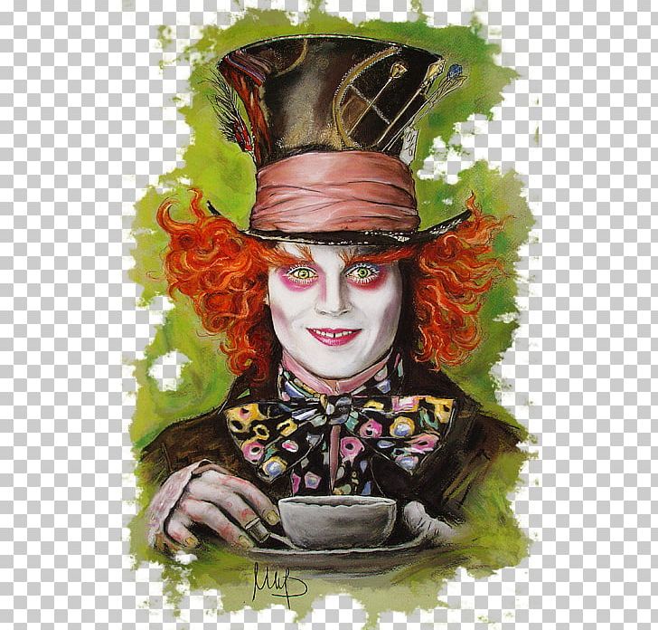 The Mad Hatter Jack Sparrow Alice In Wonderland Art Drawing PNG ...