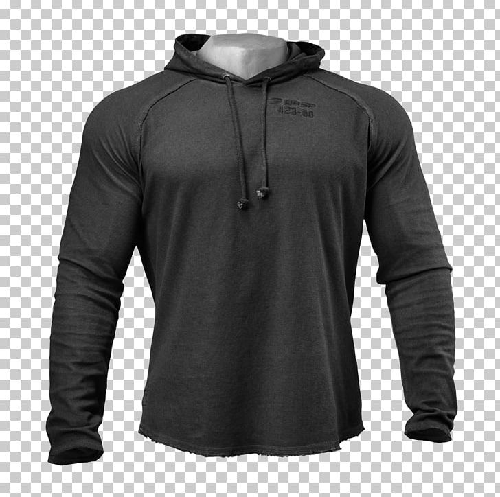 Long-sleeved T-shirt Hoodie Raglan Sleeve PNG, Clipart, Black, Button, Clothing, Cotton Fabric, Edg Free PNG Download