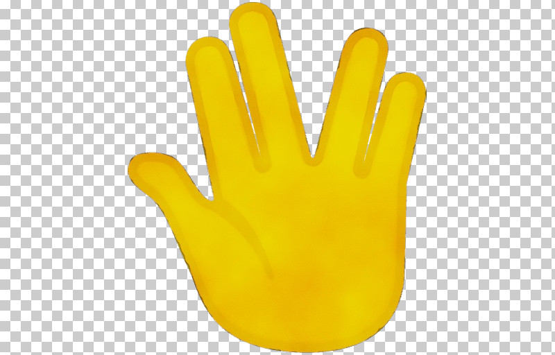 Yellow Safety Glove Personal Protective Equipment Glove Hand PNG, Clipart, Finger, Gesture, Glove, Hand, Paint Free PNG Download