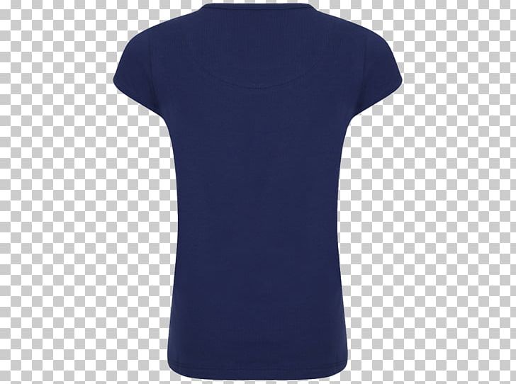 T-shirt Sleeve Neck PNG, Clipart, Active Shirt, Blue, Clothing, Cobalt Blue, Electric Blue Free PNG Download