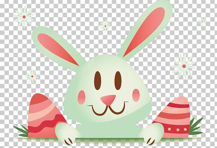 Easter Bunny Rabbit Easter Egg PNG, Clipart, Cartoon, Cartoon Character, Cartoon Eyes, Easter Vector, Flowers Free PNG Download