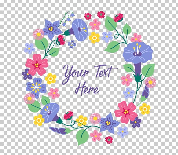 Floral Design Wreath Flower Illustration Text PNG, Clipart, Area, Art, Artwork, Beautiful Flowers, Bindweed Free PNG Download