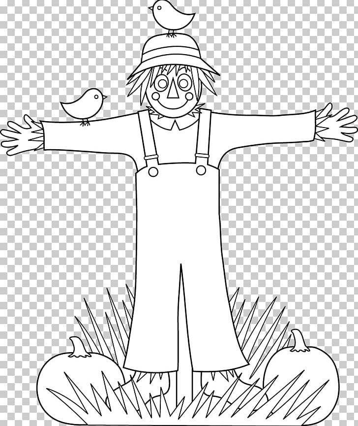 Scarecrow Drawing PNG, Clipart, Arm, Art, Artwork, Black And White, Coloring Book Free PNG Download