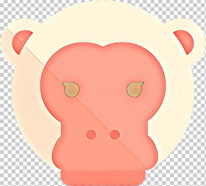 Pink Cartoon Nose Snout Heart PNG, Clipart, Cartoon, Heart, Nose, Pink, Snout Free PNG Download