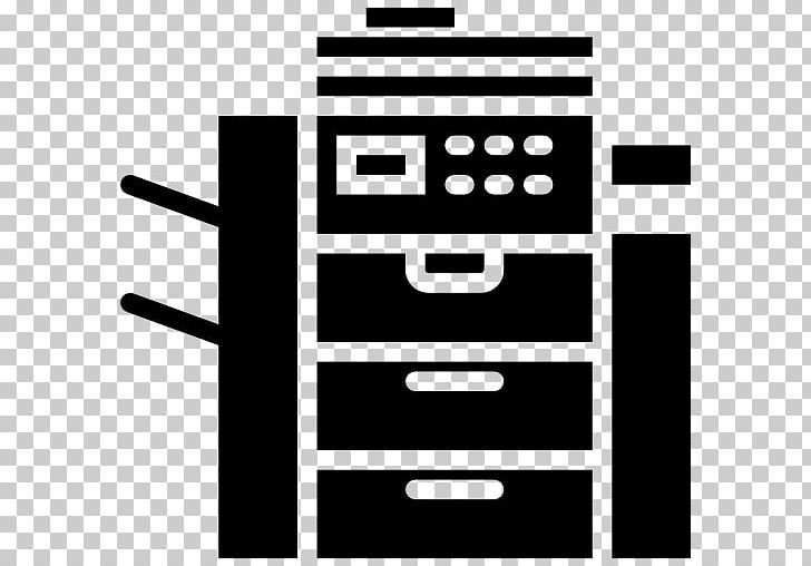 Photocopier Computer Icons Printer PNG, Clipart, Angle, Area, Black, Black And White, Brand Free PNG Download
