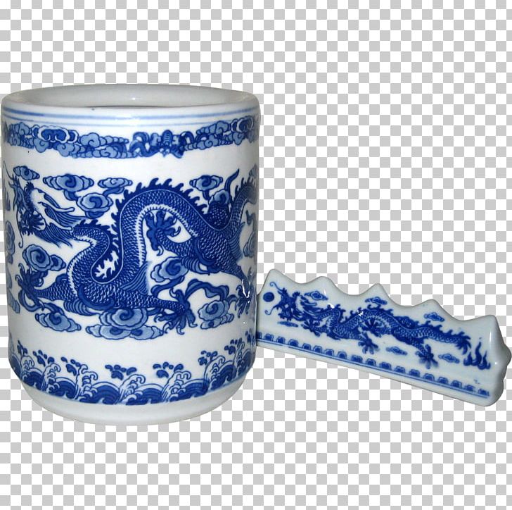 Mug Blue And White Pottery Cobalt Blue Porcelain PNG, Clipart, Blue, Blue And White Porcelain, Blue And White Pottery, Brush Pot, Calligraphy Free PNG Download