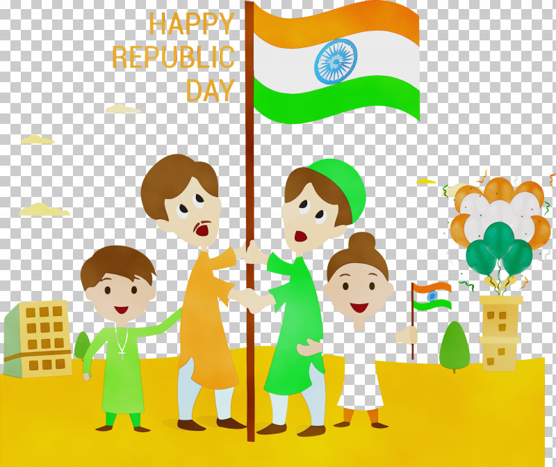 Green Cartoon Sharing Child Playing With Kids PNG, Clipart, Cartoon, Child, Green, Happy India Republic Day, Paint Free PNG Download