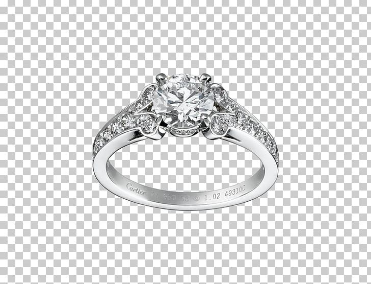 Cartier Engagement Ring Wedding Ring Diamond PNG, Clipart, Body Jewelry, Cartier, Cartier Tank, Colored Gold, Diamond Free PNG Download