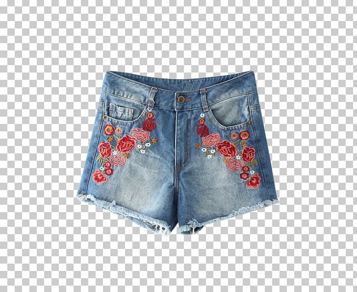 Embroidery Denim Shorts Shirt Clothing PNG, Clipart, Active Shorts, Blouse, Blue, Clothing, Denim Free PNG Download