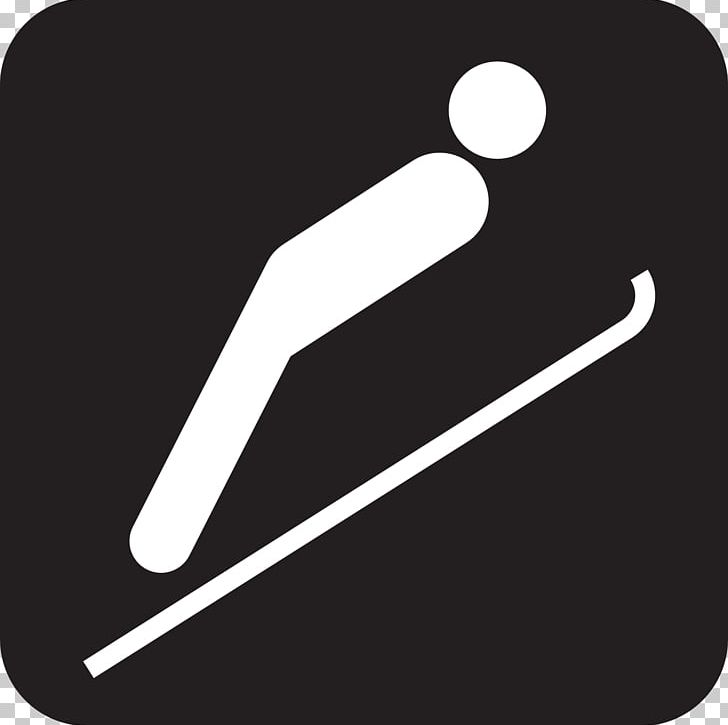 Ski Jumping Skiing Winter Olympic Games PNG, Clipart, Black And White, Clip, Eddie The Eagle, Jump, Line Free PNG Download