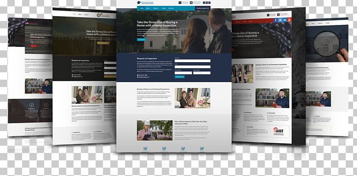 Web Template System Home Inspection Web Design PNG, Clipart, Advertising, Brand, Communication, Display Advertising, Home Business Free PNG Download