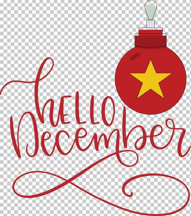 Hello December Winter PNG, Clipart, Bauble, Christmas Day, Christmas Decoration, Christmas Tree, December Free PNG Download
