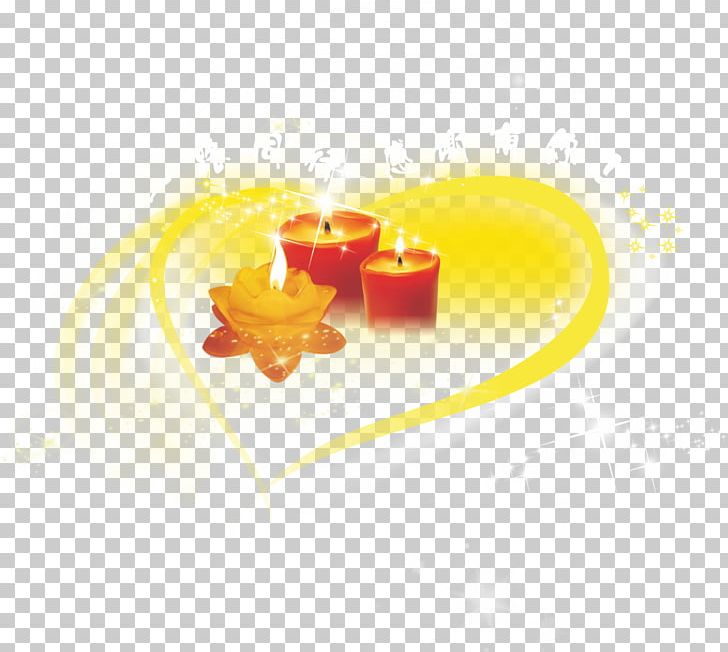 Yellow Heart Fruit PNG, Clipart, Broken Heart, Candle, Candles, Computer, Computer Wallpaper Free PNG Download
