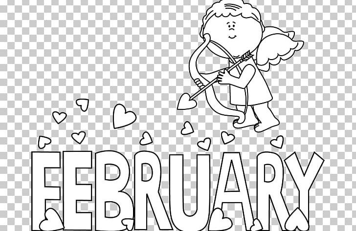Black And White Cupid Valentine's Day PNG, Clipart,  Free PNG Download