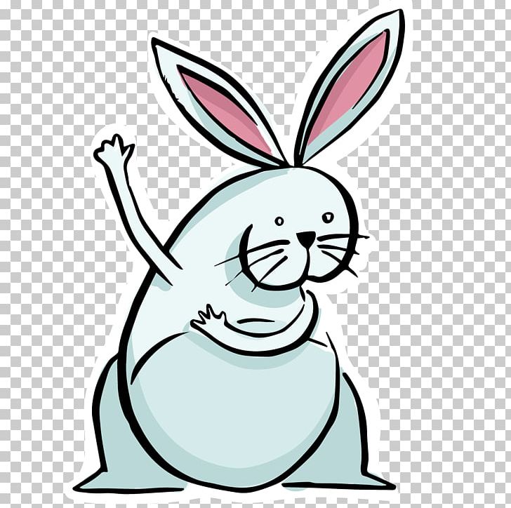 Easter Bunny Domestic Rabbit European Rabbit Cartoon PNG, Clipart, Animals, Area, Black And White, Boy Cartoon, Bunny Free PNG Download
