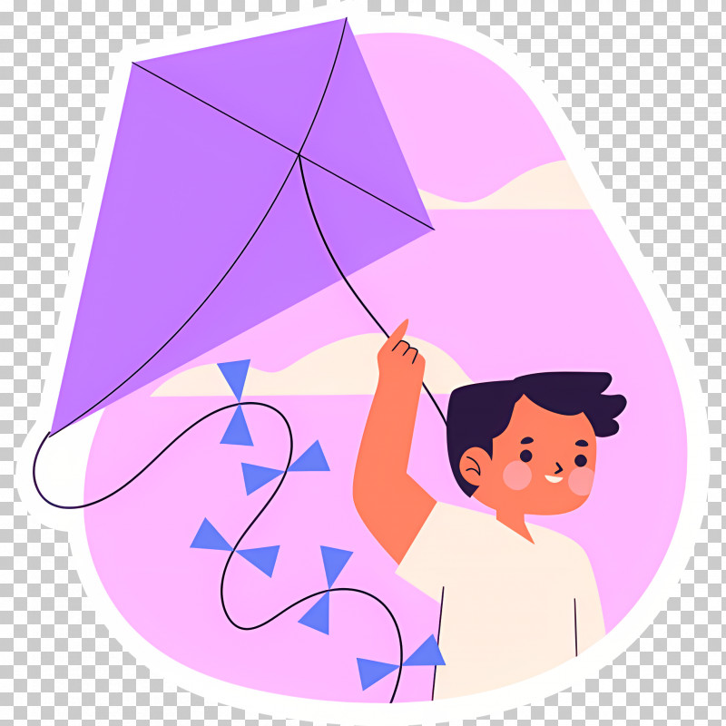 Kite - Boy Flying A Kite PNG