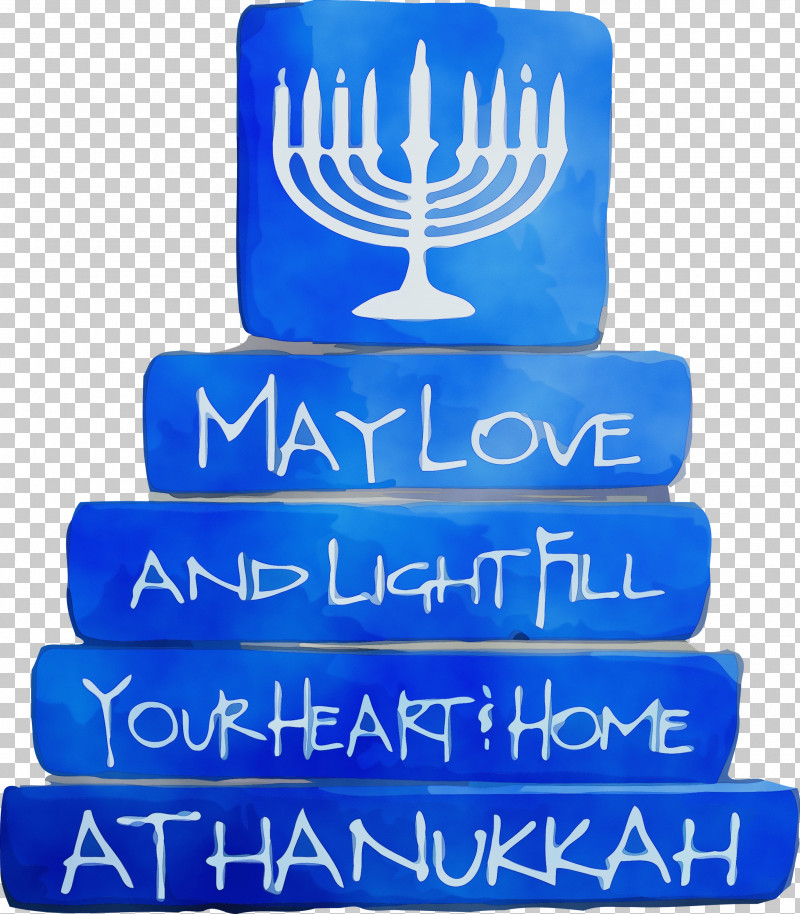 Hanukkah PNG, Clipart, Blue, Candle Holder, Cobalt Blue, Electric Blue, Hanukkah Free PNG Download