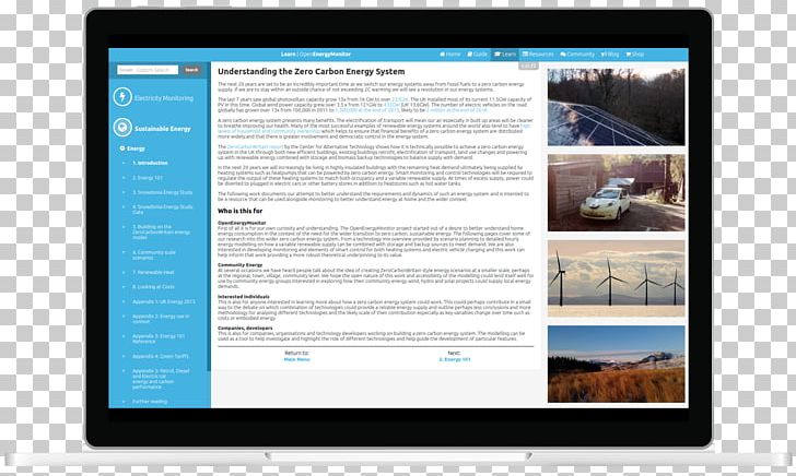 Sustainable Energy Information Digital Journalism Computer Program PNG, Clipart, Blog, Brand, Brief Introduction, Computer, Computer Monitor Free PNG Download
