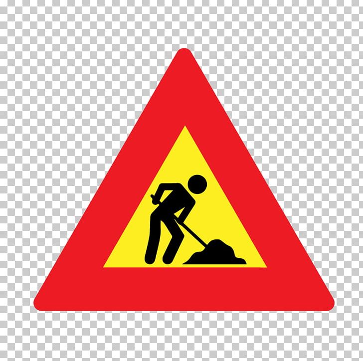 Traffic Sign Roadworks Stock Photography PNG, Clipart, Angle, Area, Brand, Hazard, Line Free PNG Download