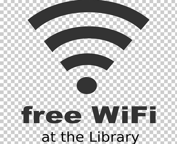 Wi-Fi Hotspot Library PNG, Clipart, Area, Black, Black And White, Brand, Circle Free PNG Download