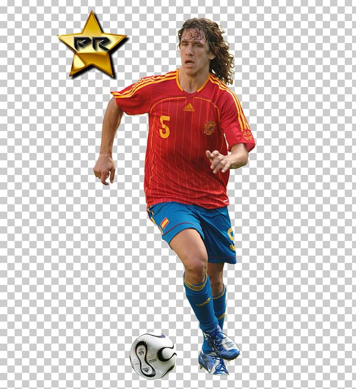 Team Sport T-shirt Carles Puyol Football Player PNG, Clipart, Ball, Carles Puyol, Clothing, Football, Football Player Free PNG Download