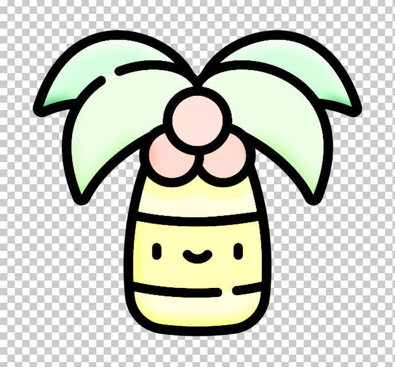 Palm Tree Icon Summer Icon Tropical Icon PNG, Clipart, Cartoon, Facial Expression, Green, Happy, Palm Tree Icon Free PNG Download