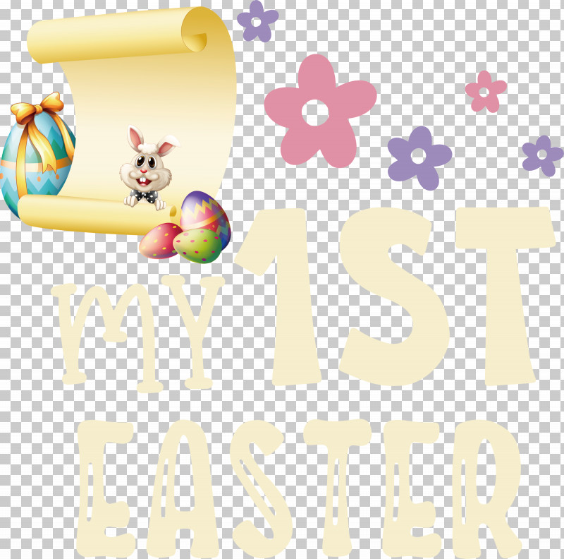 My 1st Easter Easter Bunny Easter Day PNG, Clipart, Drawing, Easter Bunny, Easter Day, Felicitare De Paste, Gift Free PNG Download