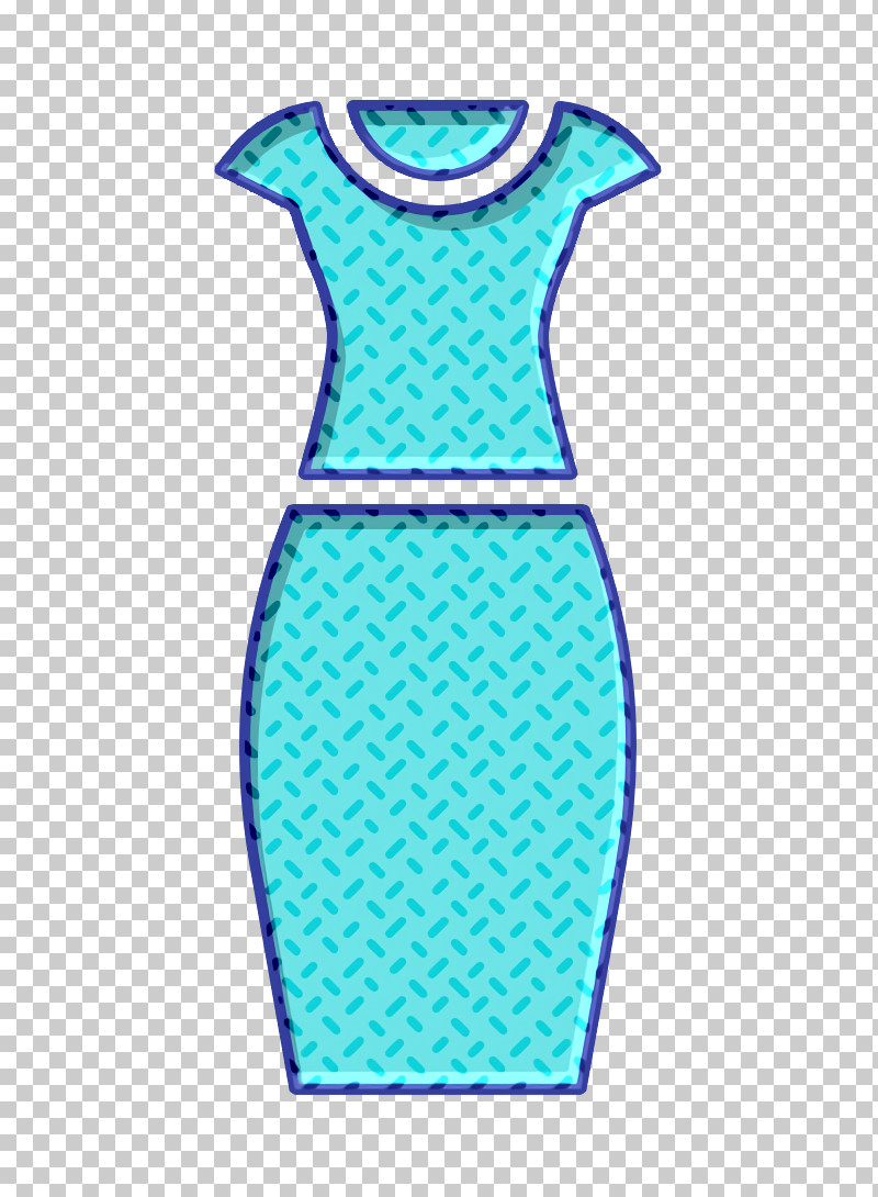 Dress Icon Clothes Icon Pencil Dress Icon PNG, Clipart, Aqua, Blue, Clothes Icon, Clothing, Cocktail Dress Free PNG Download
