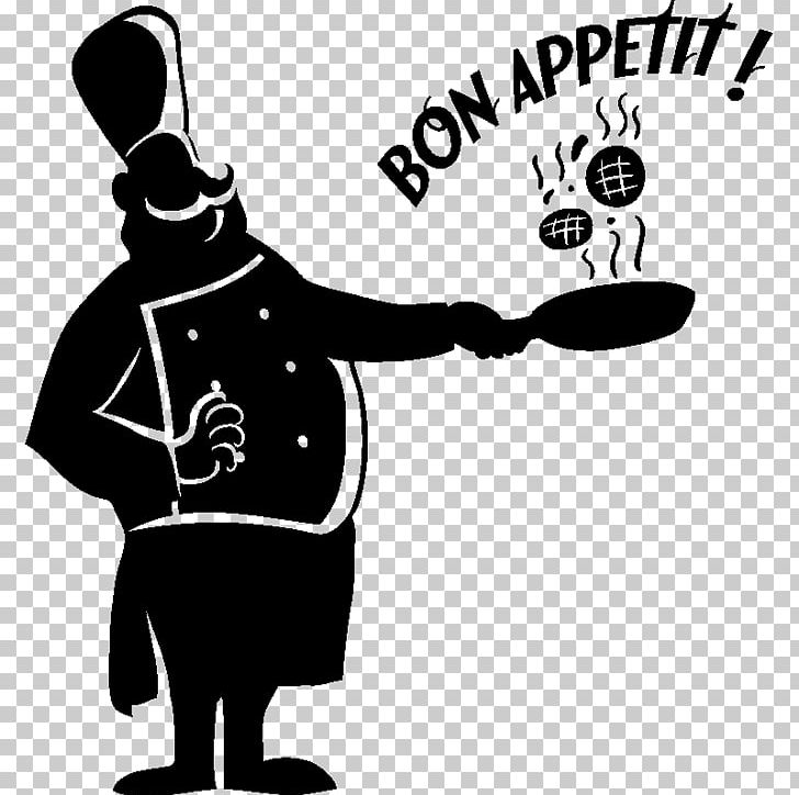 Sticker Bon Appétit PNG, Clipart, Appetite, Art, Black, Black And White, Bon Appetit Free PNG Download