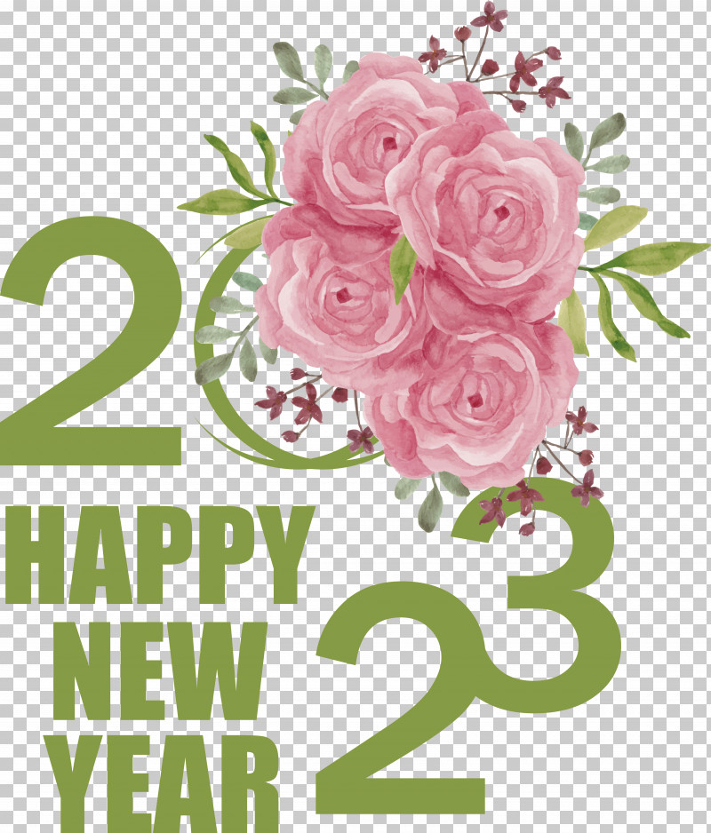 New Year Card PNG, Clipart, Birthday, Floral Design, Flower Bouquet, Greeting, Greeting Card Free PNG Download