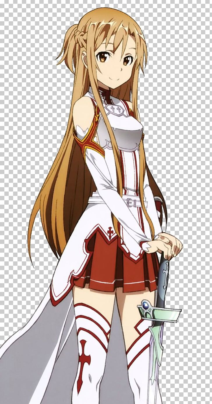Asuna Kirito Sword Art Online Character Anime PNG, Clipart, Brown Hair
