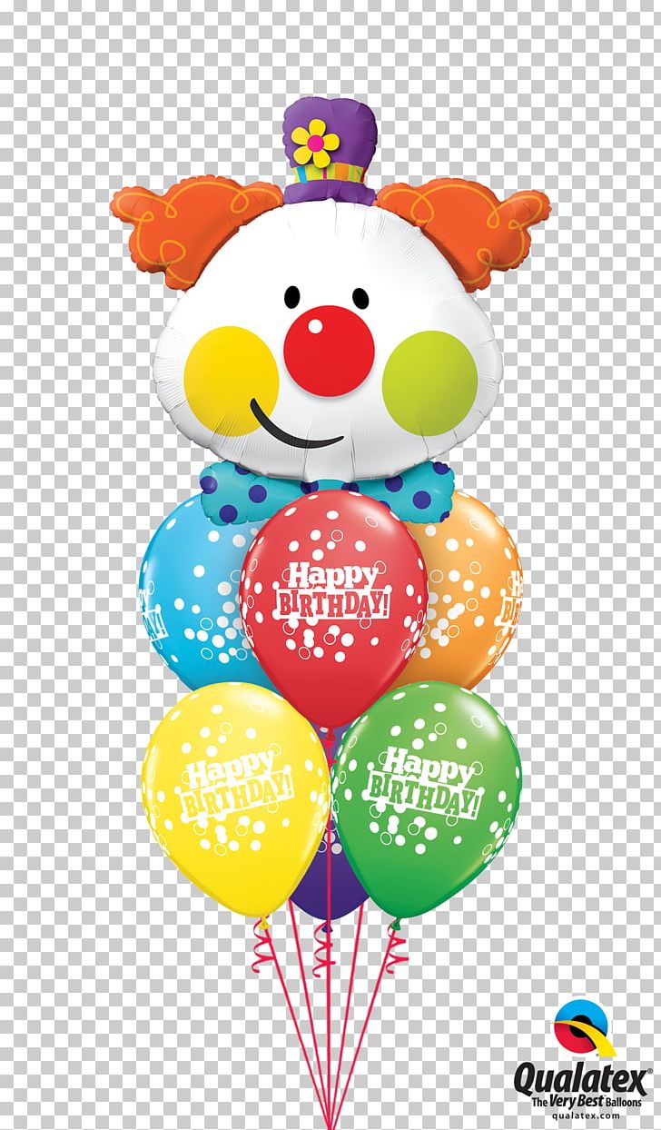 Balloon Clown Birthday Circus Party PNG, Clipart, Baby Toys, Balloon, Balloon Place, Balloons Delivered, Balloon Studio Free PNG Download