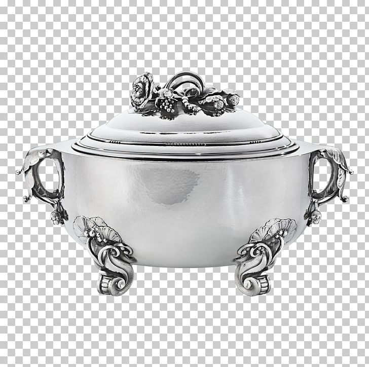 Tableware Tureen Silver Plate Designer PNG, Clipart, Art Nouveau, Black And White, Cookware, Cookware Accessory, Cookware And Bakeware Free PNG Download