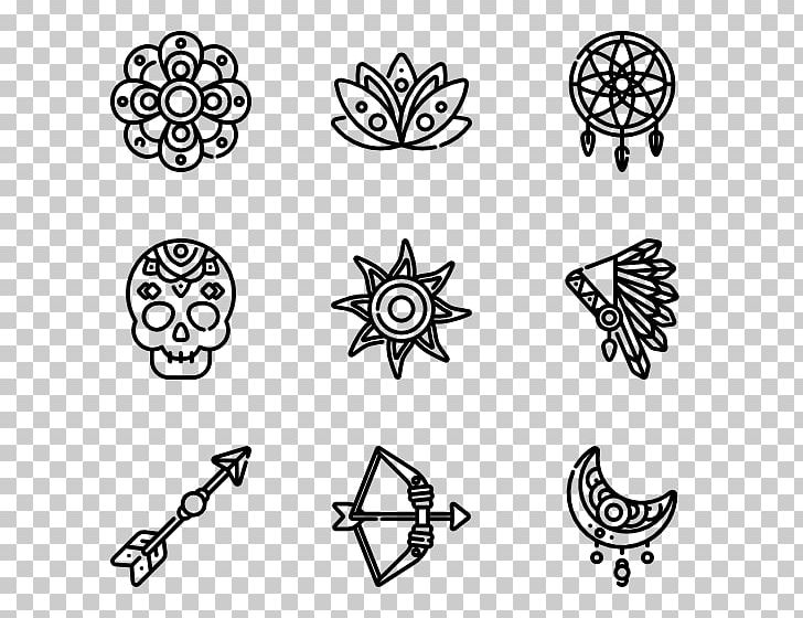 Computer Icons Encapsulated PostScript PNG, Clipart, Angle, Black, Black And White, Black Red White, Boho Free PNG Download