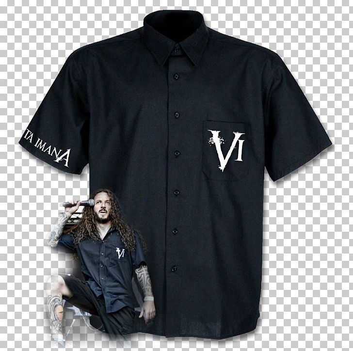 T-shirt La Camisa Negra Sleeve Dress Shirt PNG, Clipart, Black Ink, Button, Clothing, Collar, Dress Shirt Free PNG Download