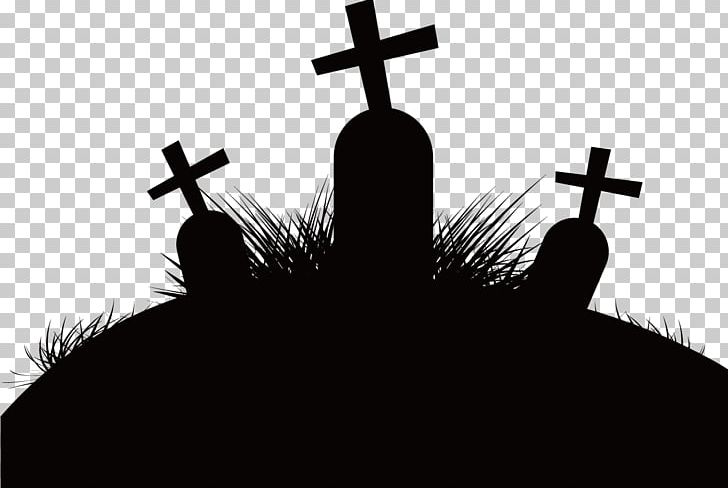 Silhouette Cemetery PNG, Clipart, Black, Black And White, Brand, Cemeteries, Cemetery Icon Free PNG Download