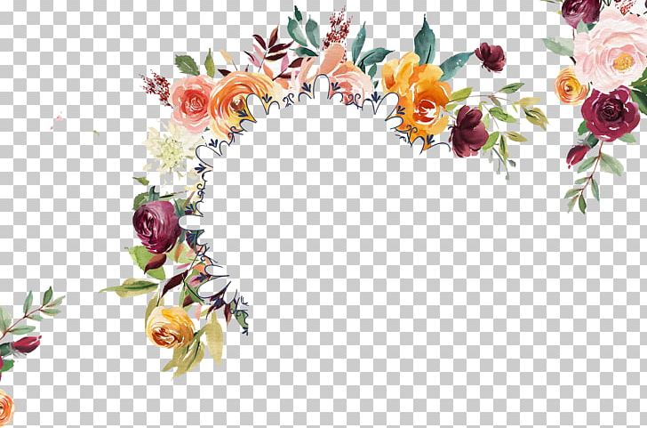 Creative Market Floral Design Flower Watercolor Painting PNG, Clipart, Art, Brush, Clip Art, Creative Market, Cut Flowers Free PNG Download