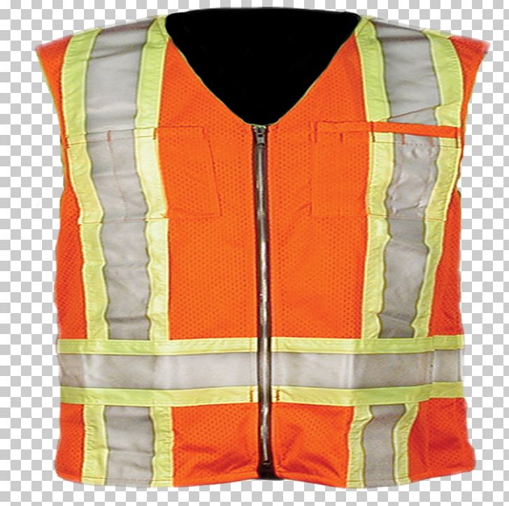 Gilets High-visibility Clothing Sleeve PNG, Clipart, Clothing, Gilets, Highvisibility Clothing, High Visibility Clothing, Orange Free PNG Download
