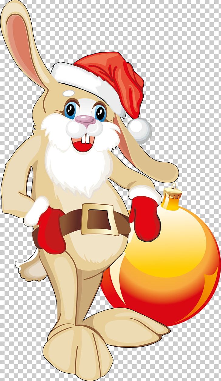 Rabbit Encapsulated PostScript PNG, Clipart, Animals, Art, Cartoon, Christmas, Christmas Decoration Free PNG Download